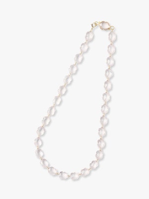 Heaven Necklace (rose quartz) 詳細画像 gold