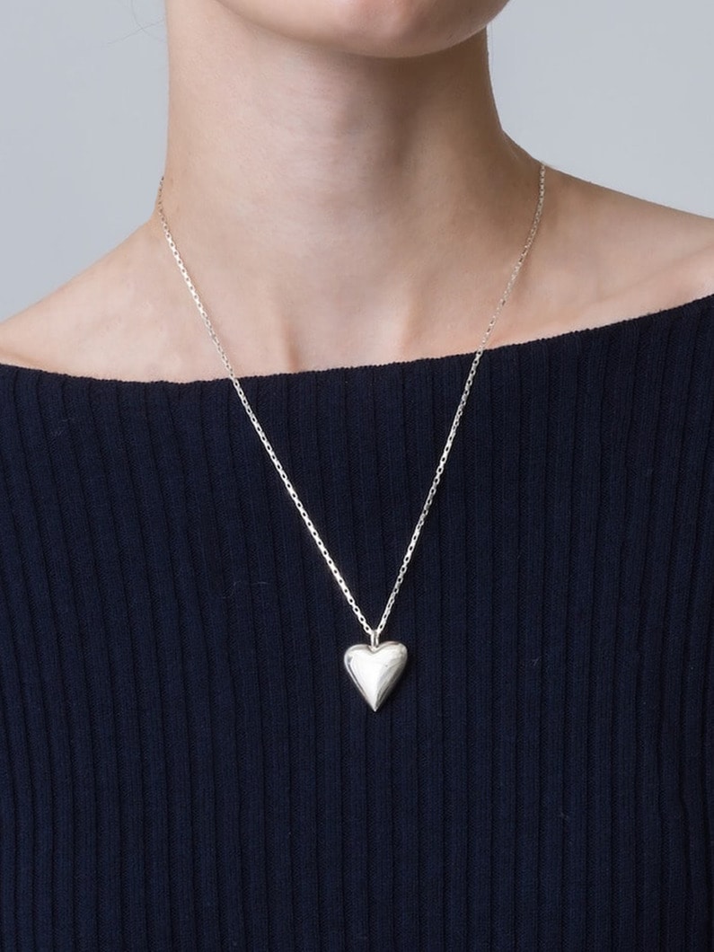 ビヨンド シルバー ハート ネックレス 詳細画像 silver 4