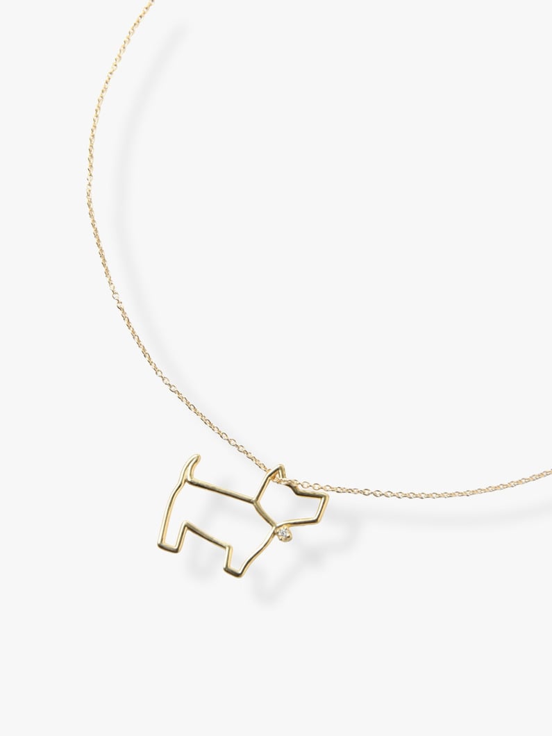 Dog Diamond Necklace 詳細画像 gold 1