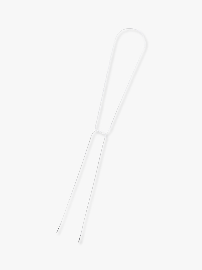 スネーク ラリアット ネックレス 詳細画像 silver 3