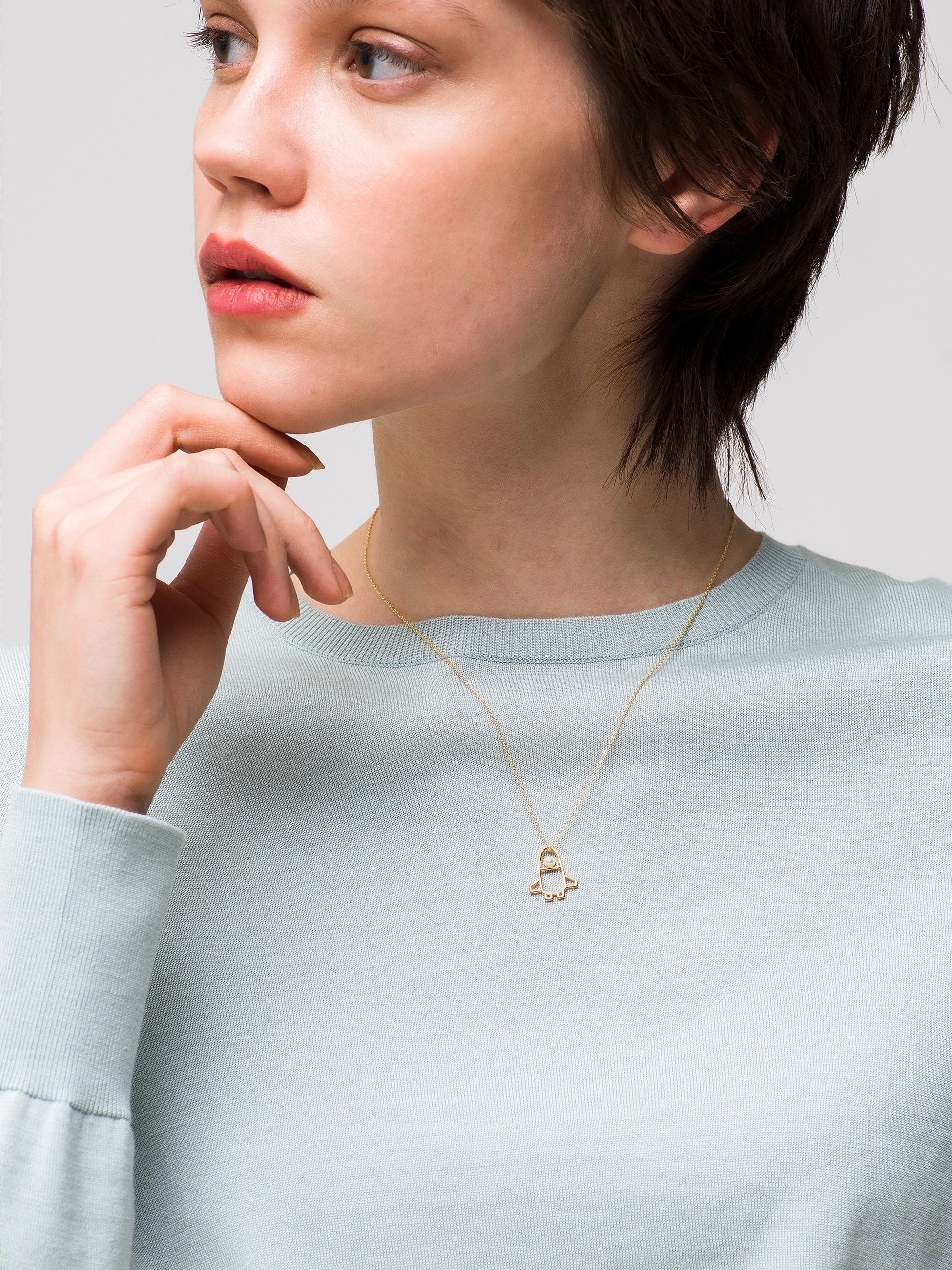 Pearl Space Shuttle Necklace｜ALIITA(アリータ)｜Ron Herman