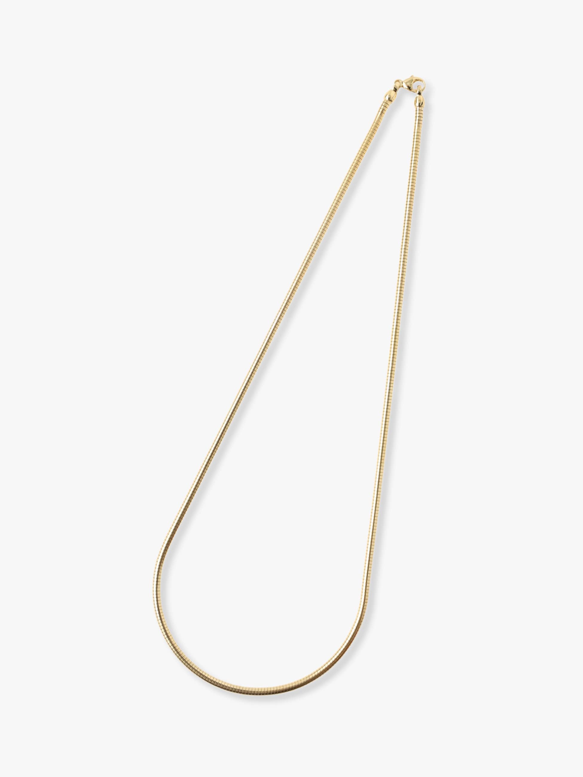 Silky Snake Chain Necklace (16inch) 詳細画像 yellow gold 2
