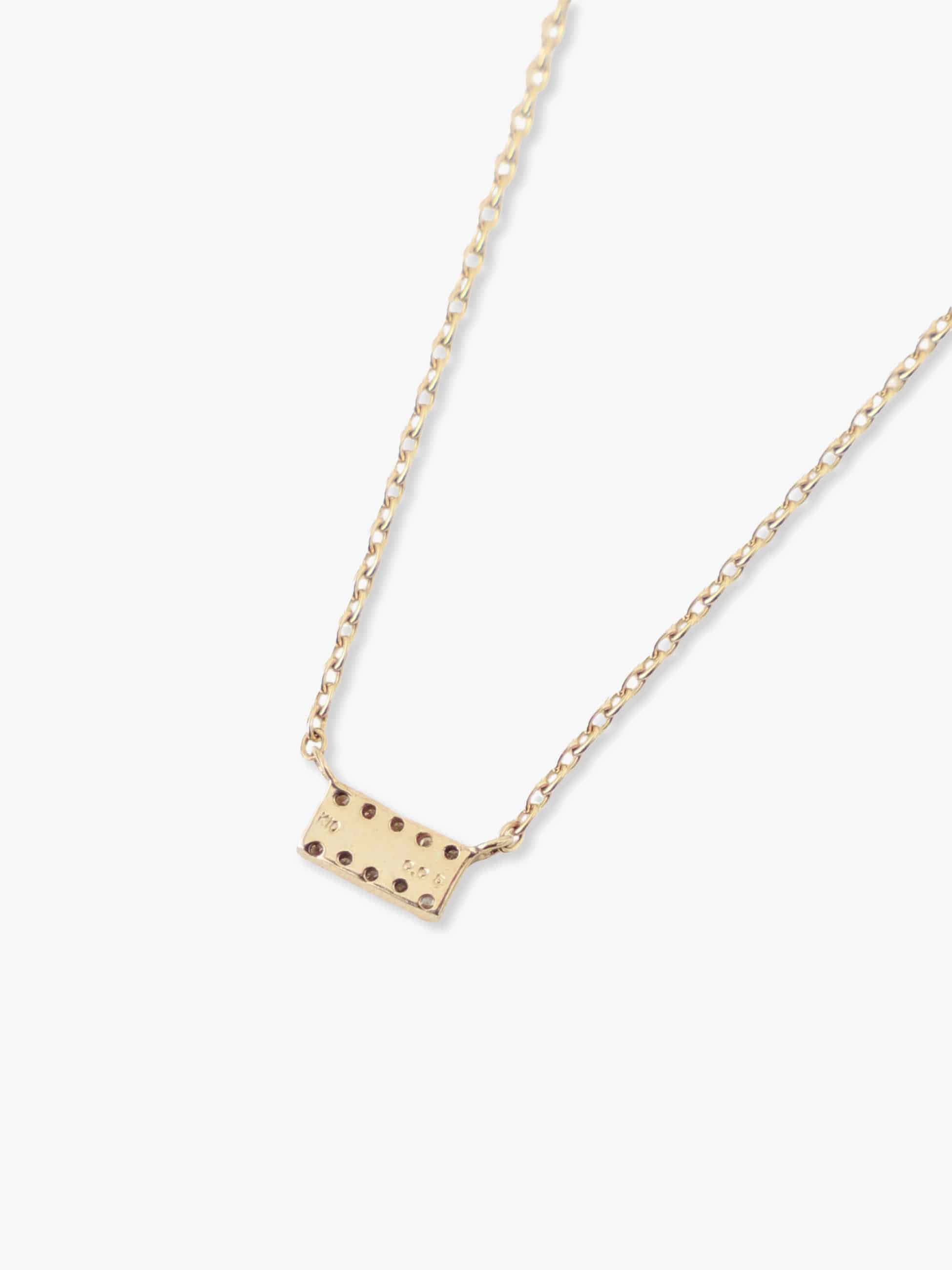 Equal Motif Diamond Necklace (Pre-order)｜sans suns(サンズ サンズ