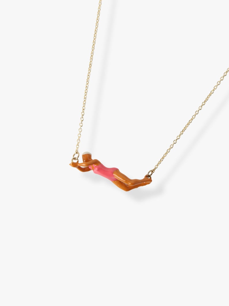 Pink Swimsuit Necklace 詳細画像 gold 1