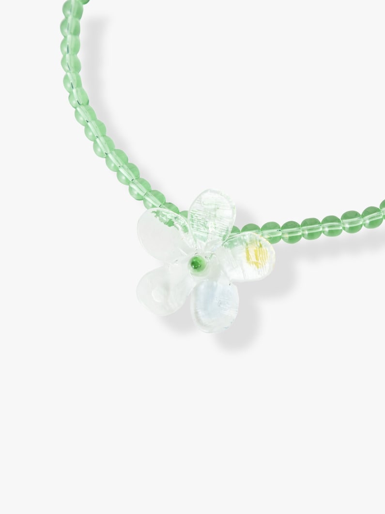 Flower Glass Necklace (multi) 詳細画像 multi 2