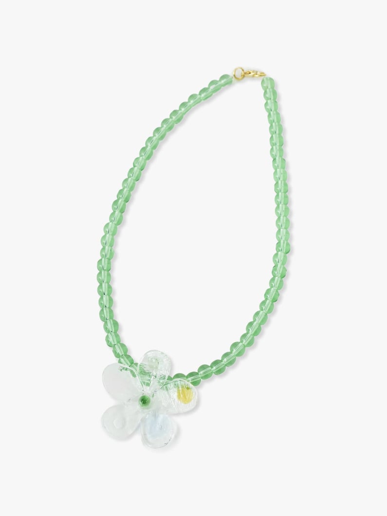 Flower Glass Necklace (multi) 詳細画像 multi 1