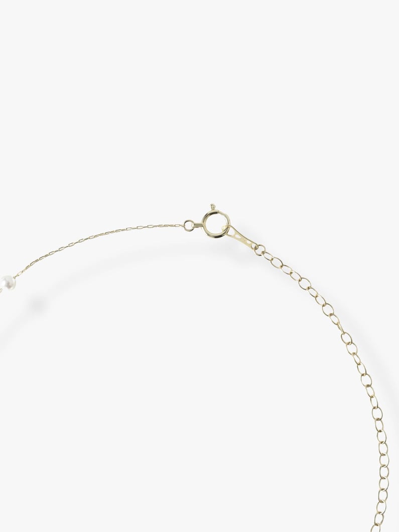 Akoya Pearl Adjustable Chain Necklace | ネックレス 詳細画像 yellow gold 2