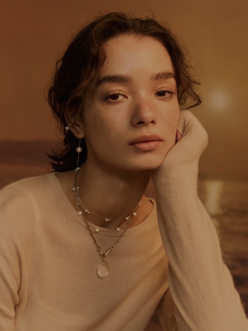 キス アコヤパール ネックレス 詳細画像 yellow gold 3