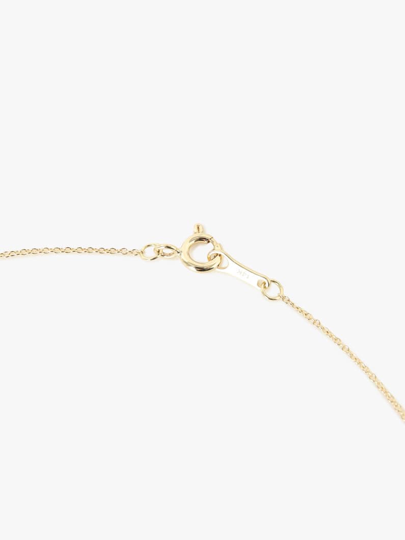 Side Cross Charm Diamond Necklace 詳細画像 yellow gold 2