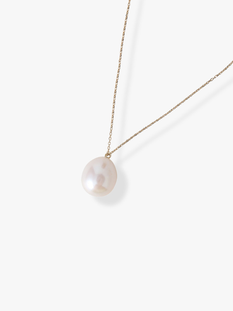 ダブル チェーン パールネックレス 詳細画像 yellow gold 1