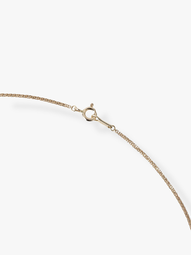 ダブル チェーン パールネックレス 詳細画像 yellow gold 2