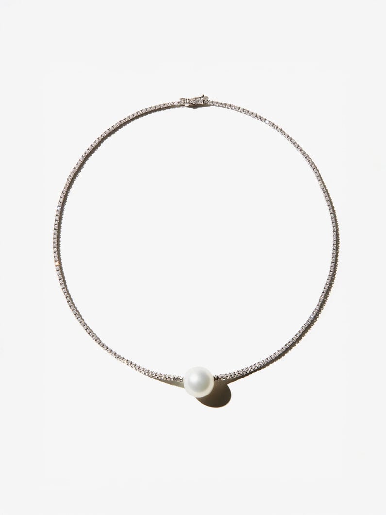 サウス シーパール ダイヤモンド ソリテール ネックレス 詳細画像 white gold 1