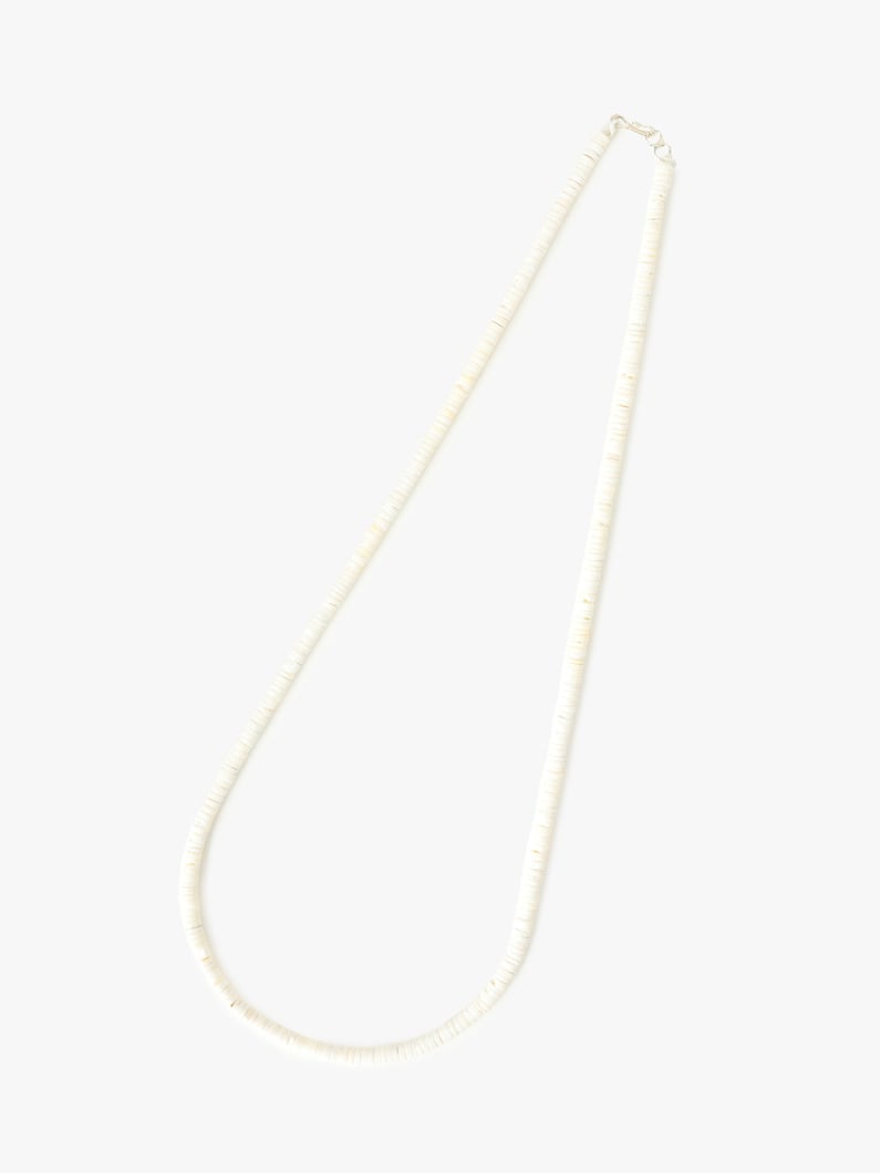 White Melo Shell Heishi Necklace | ネックレス 詳細画像 white 1