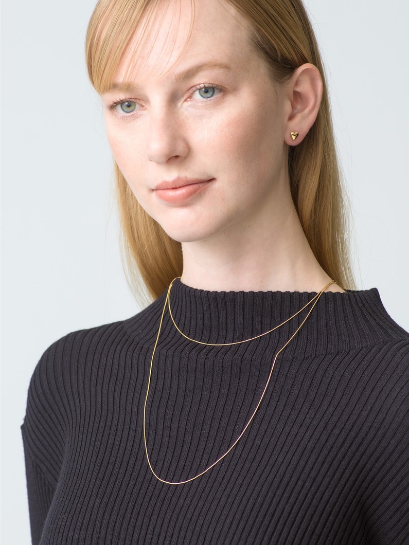 Slender Rope Necklace (gold/60cm) 詳細画像 gold 1