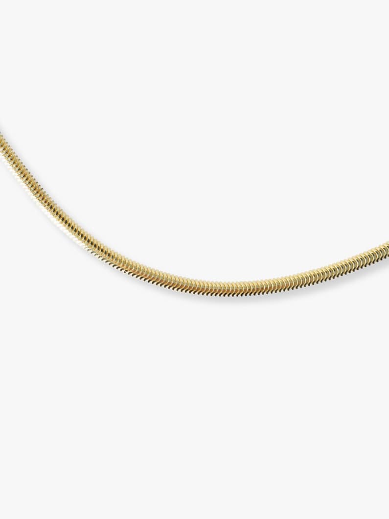 Silky Snake Chain Necklace (18inch) 詳細画像 yellow gold 1