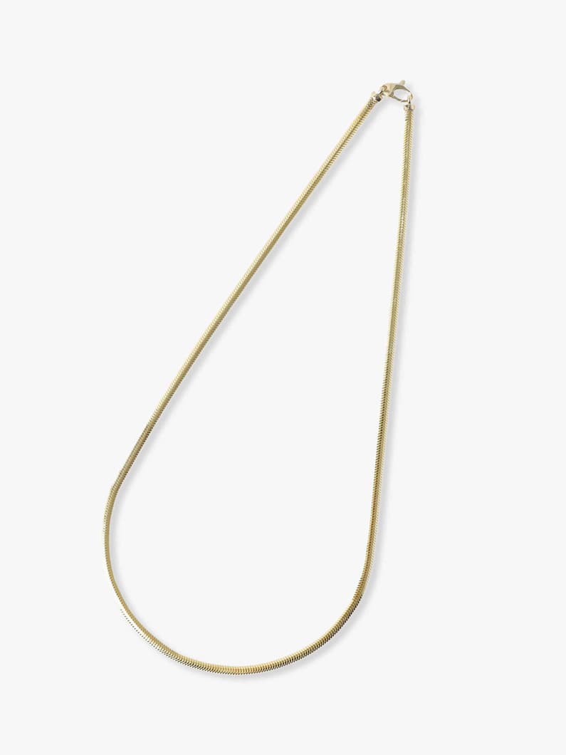 Silky Snake Chain Necklace (18inch) 詳細画像 yellow gold 1