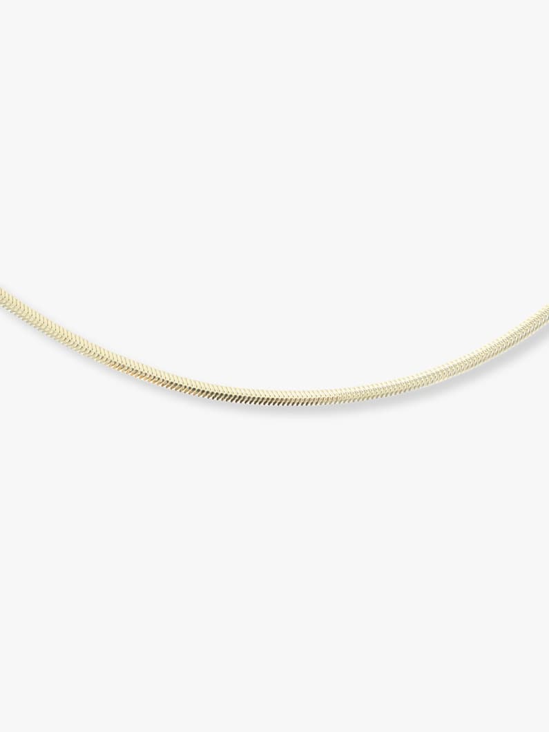 Herringbone Snake Chain Necklace (2.5mm/18inch) | ネックレス 詳細画像 yellow gold 1