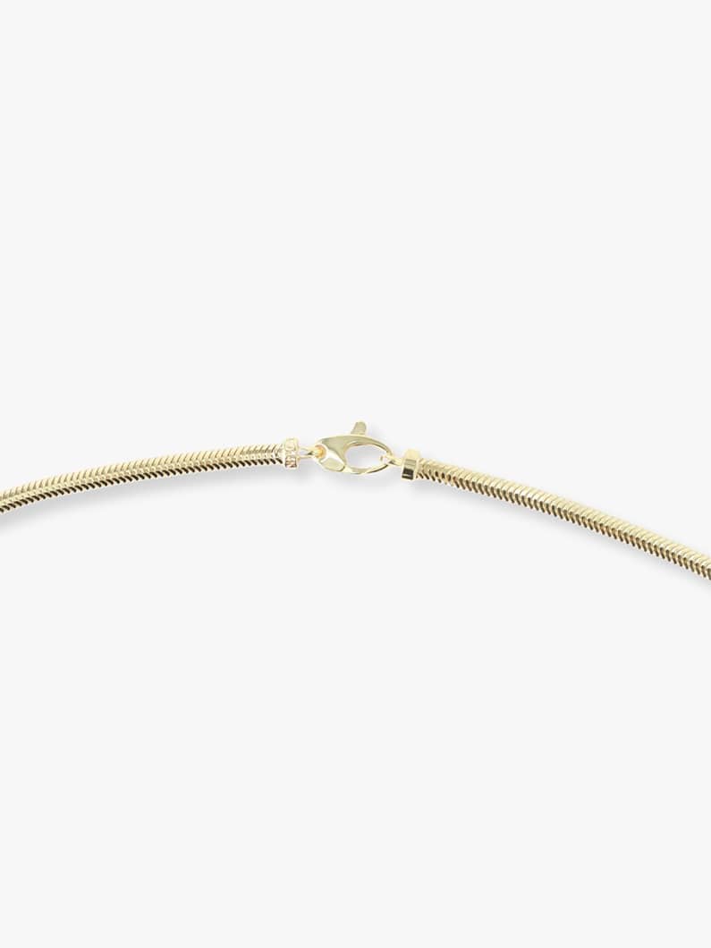 Herringbone Snake Chain Necklace (2.5mm/18inch) | ネックレス 詳細画像 yellow gold 2