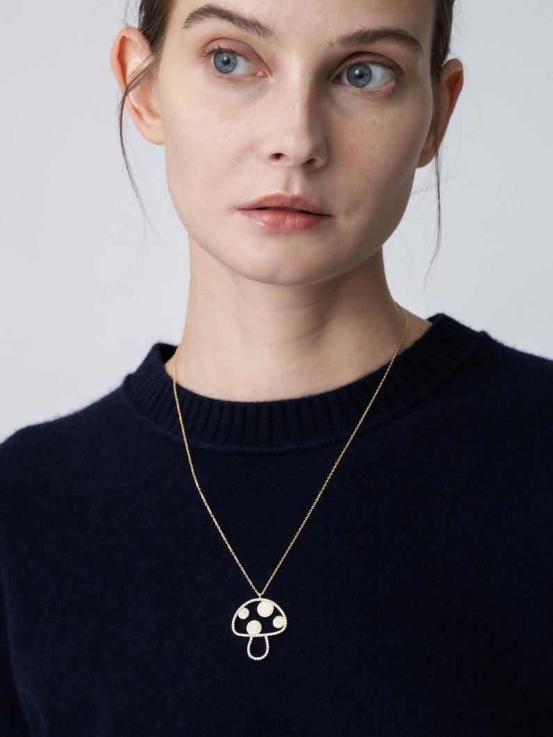 キノコ ネックレス 詳細画像 gold 5