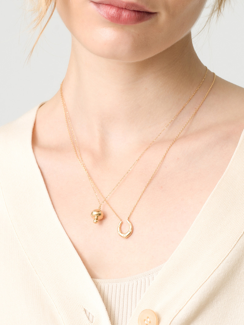 マッシュルーム ネックレス 詳細画像 gold 5