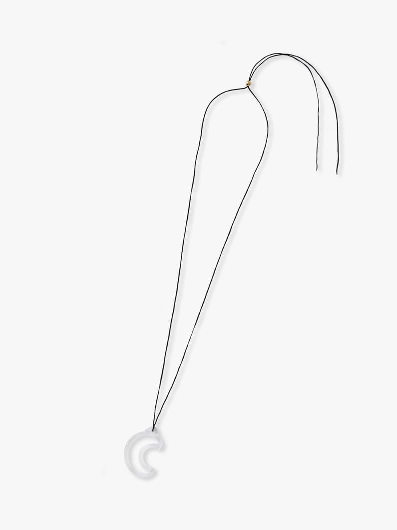 オープン ムーン ネックレス 詳細画像 clear 2