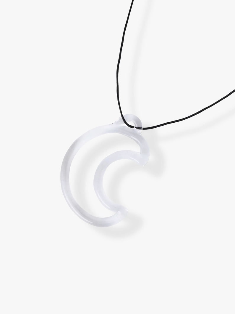 オープン ムーン ネックレス 詳細画像 clear 2