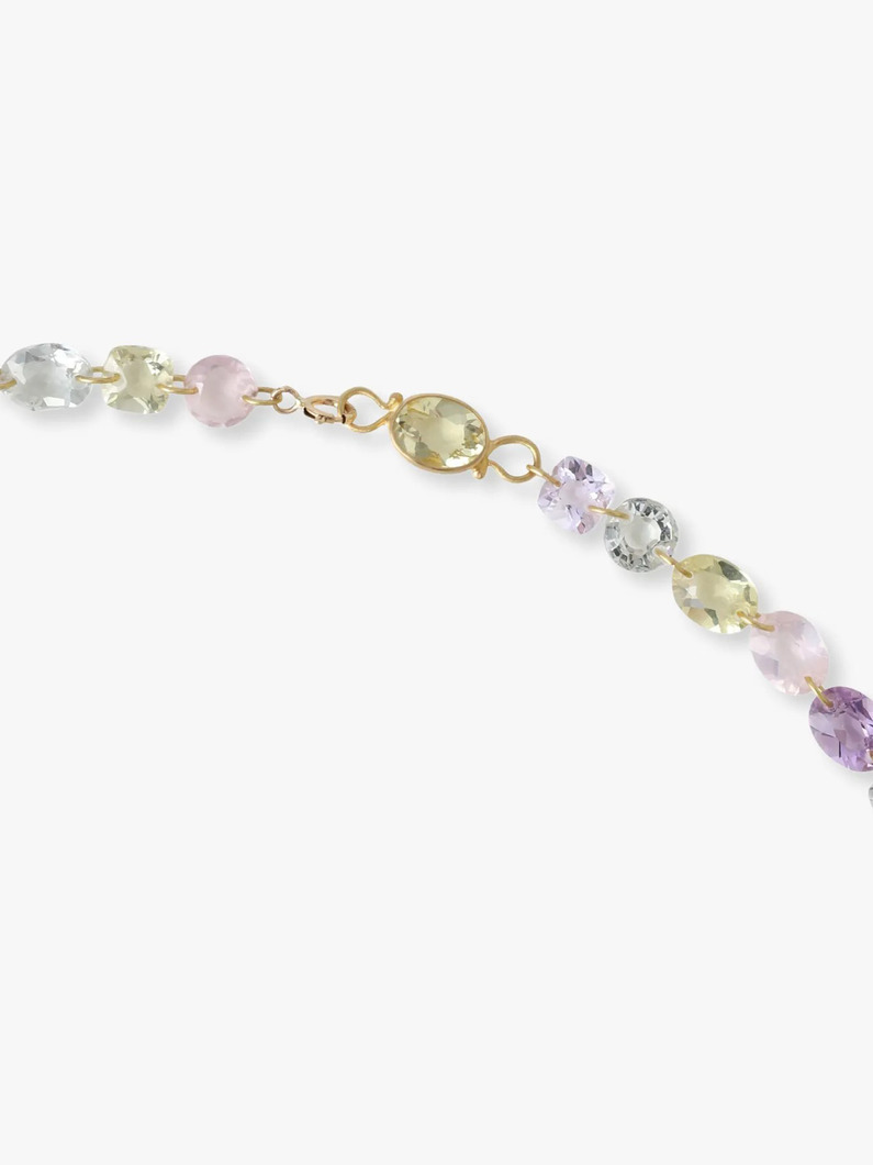 ジェミマ ネックレス（マルチカラークォーツ＆アメジスト） 詳細画像 gold 2