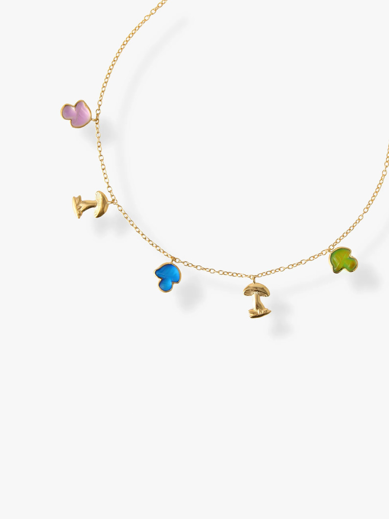 マッシュルーム チャーム ネックレス 詳細画像 multi 1