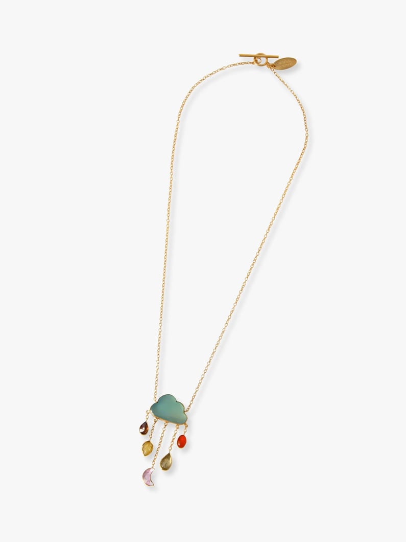 クラウド＆レイン チェーン ネックレス（ブルー） 詳細画像 blue 1