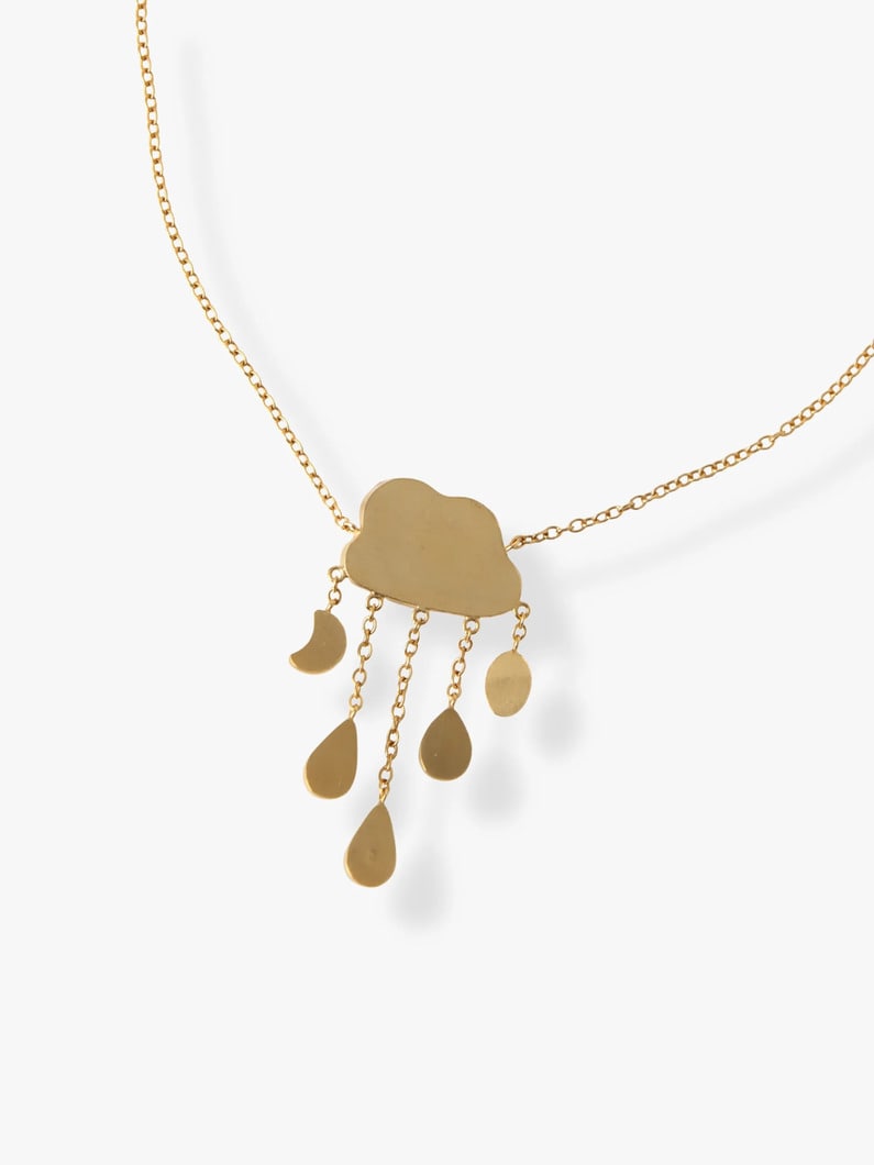 クラウド＆レイン チェーン ネックレス（ライトピンク） 詳細画像 light pink 2