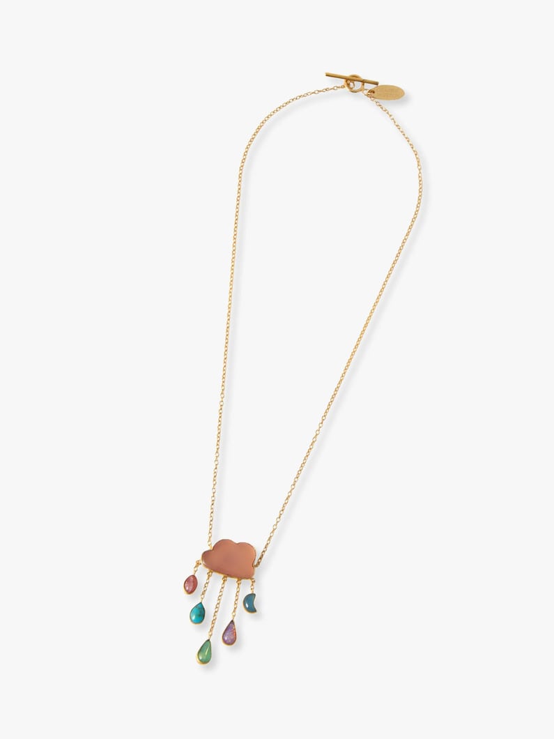 クラウド＆レイン チェーン ネックレス（ライトピンク） 詳細画像 light pink 3