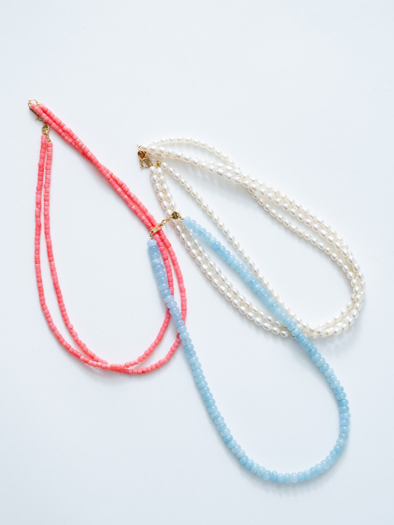 コーラル ダブルネックレス 詳細画像 coral 2