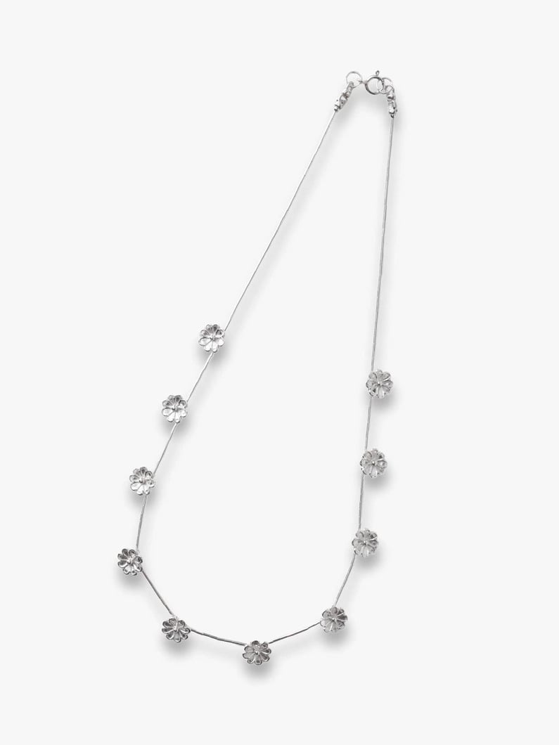フラワー ネックレス 詳細画像 silver 4