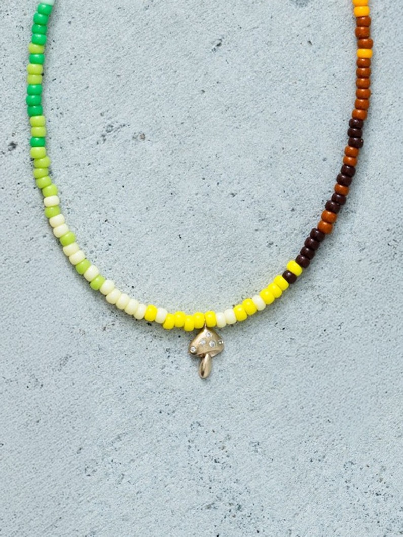 レインボー キノコ ダイヤモンド ネックレス 詳細画像 multi 2