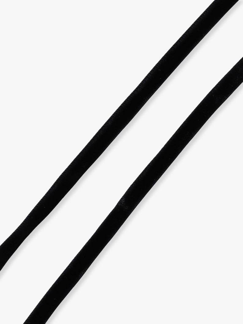 スモールハートタグ ベルベットネックレス 詳細画像 yellow gold 2