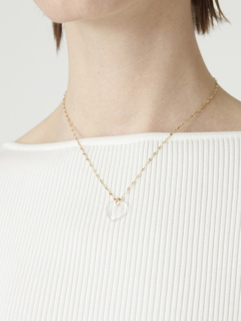 ギャビン ハート ネックレス 詳細画像 yellow gold 4