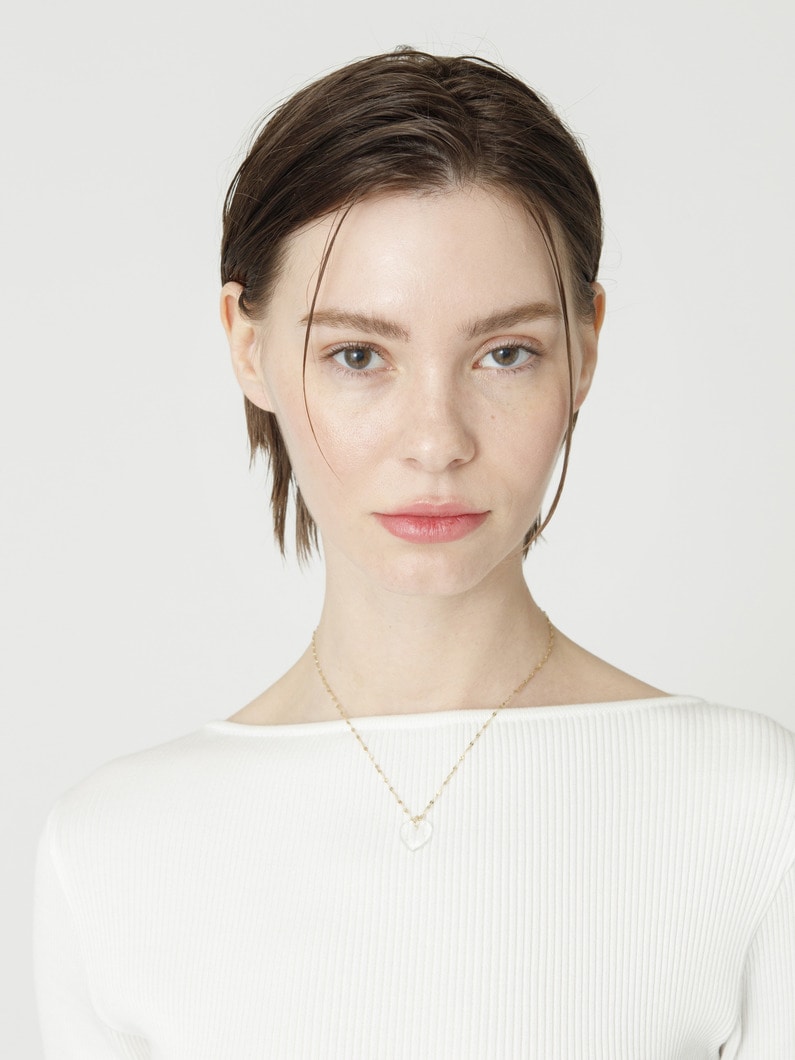 ギャビン ハート ネックレス 詳細画像 yellow gold 5