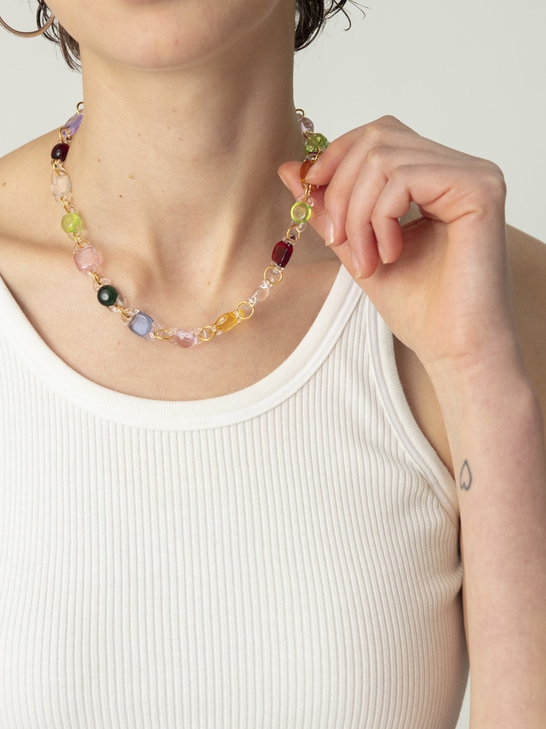 カスカーダ ネックレス（マルチカラー/クリア） 詳細画像 multi 1