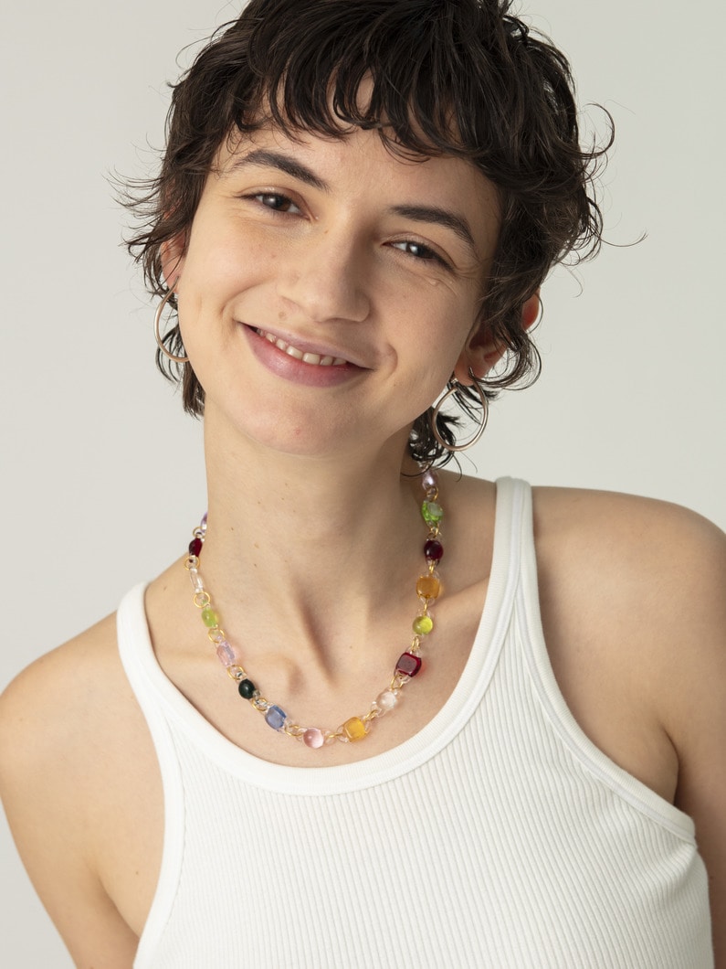 カスカーダ ネックレス（マルチカラー/クリア） 詳細画像 multi 2