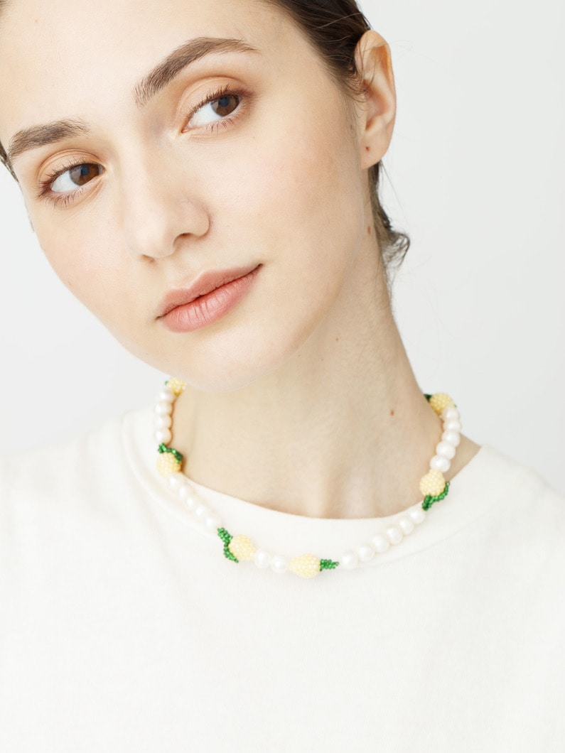 マルチパール レモン ネックレス 詳細画像 other 2