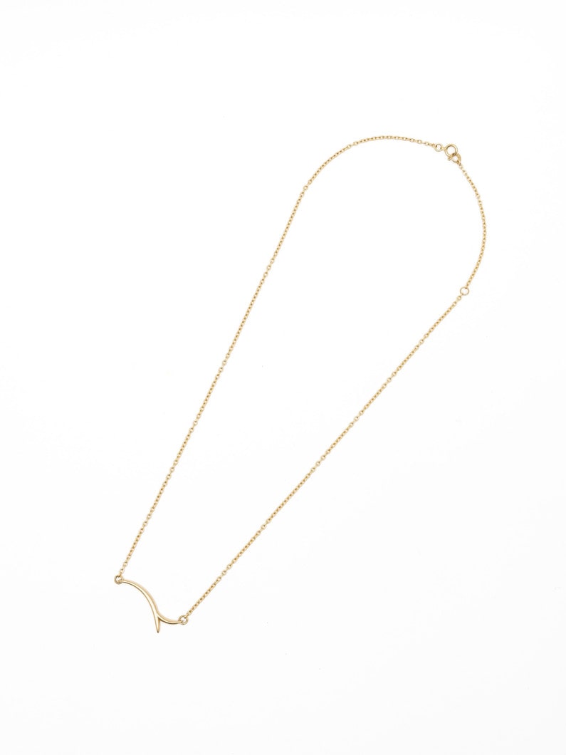 リーフ ツイッグ ネックレス（ゴールド） 詳細画像 yellow gold 3
