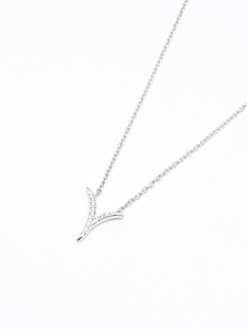 リーフ ツイッグ ダイヤモンド ネックレス（シルバー） 詳細画像 silver 5
