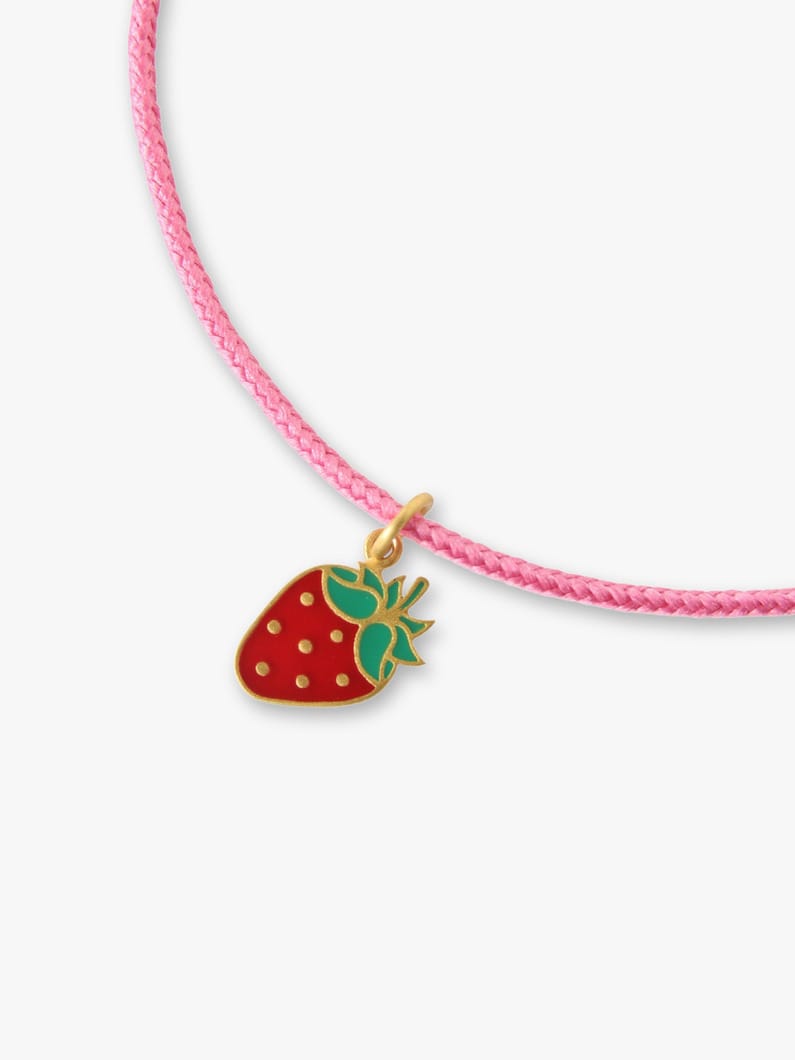 Strawberry Charm Pendant 詳細画像 gold 1