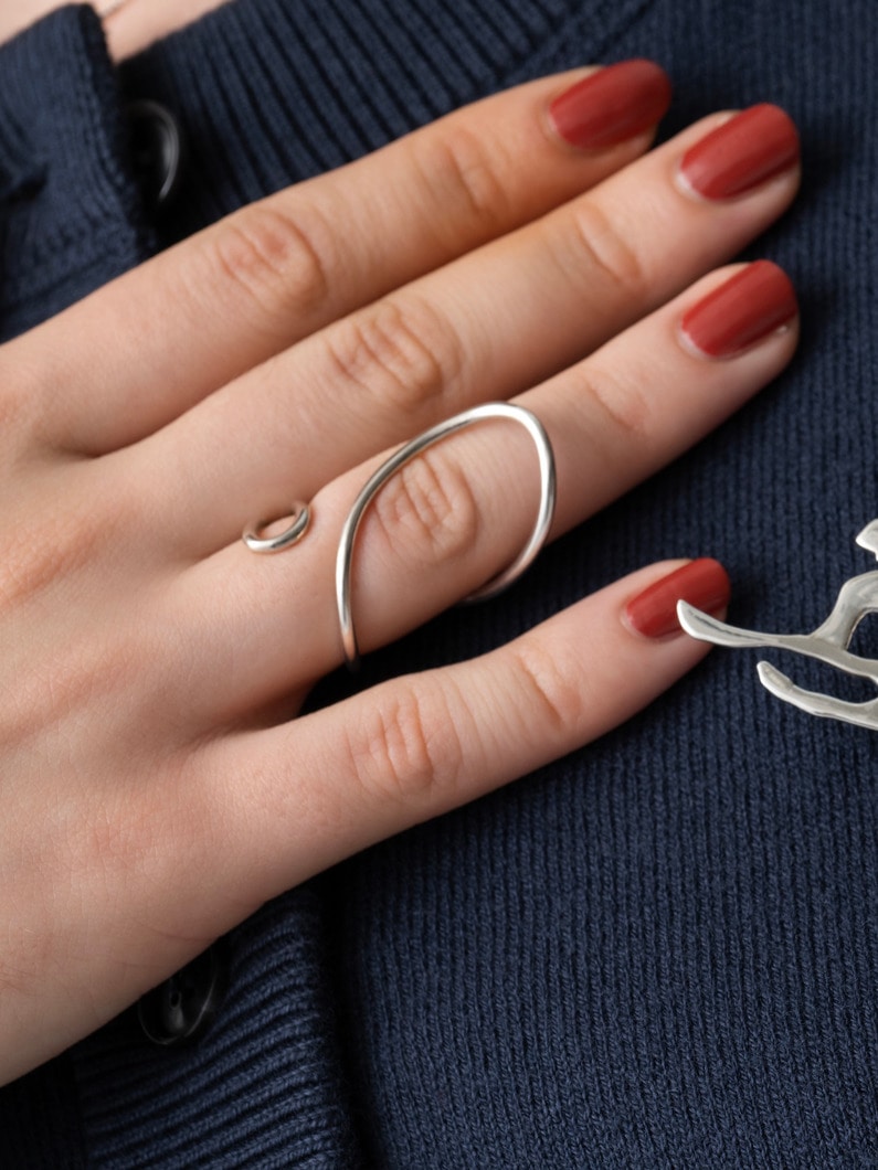 タトゥー ハグ リング 詳細画像 silver 2