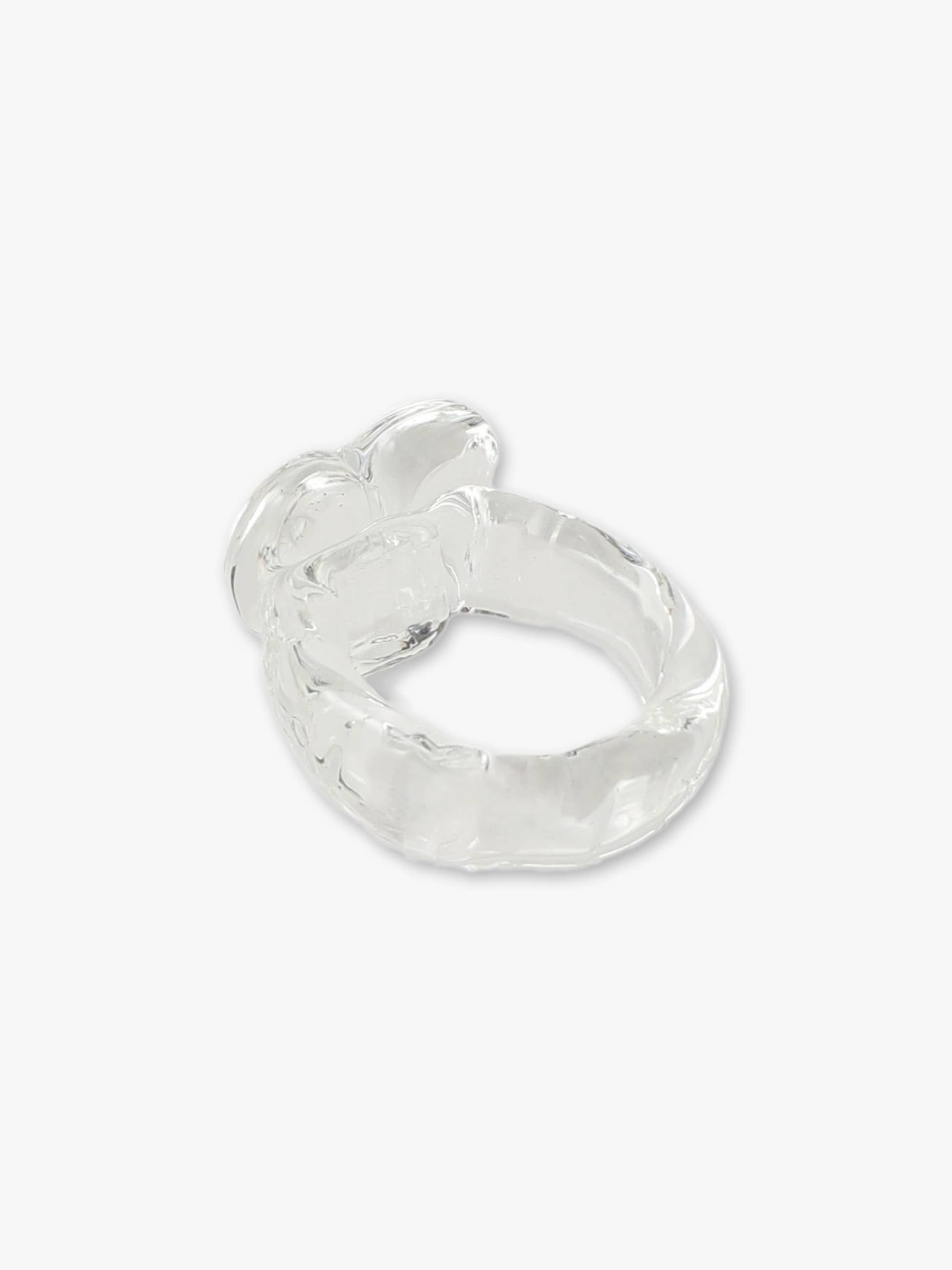 Clear Heart Glass Ring｜LEVENS JEWELS(レヴェンスジュエルズ)｜Ron