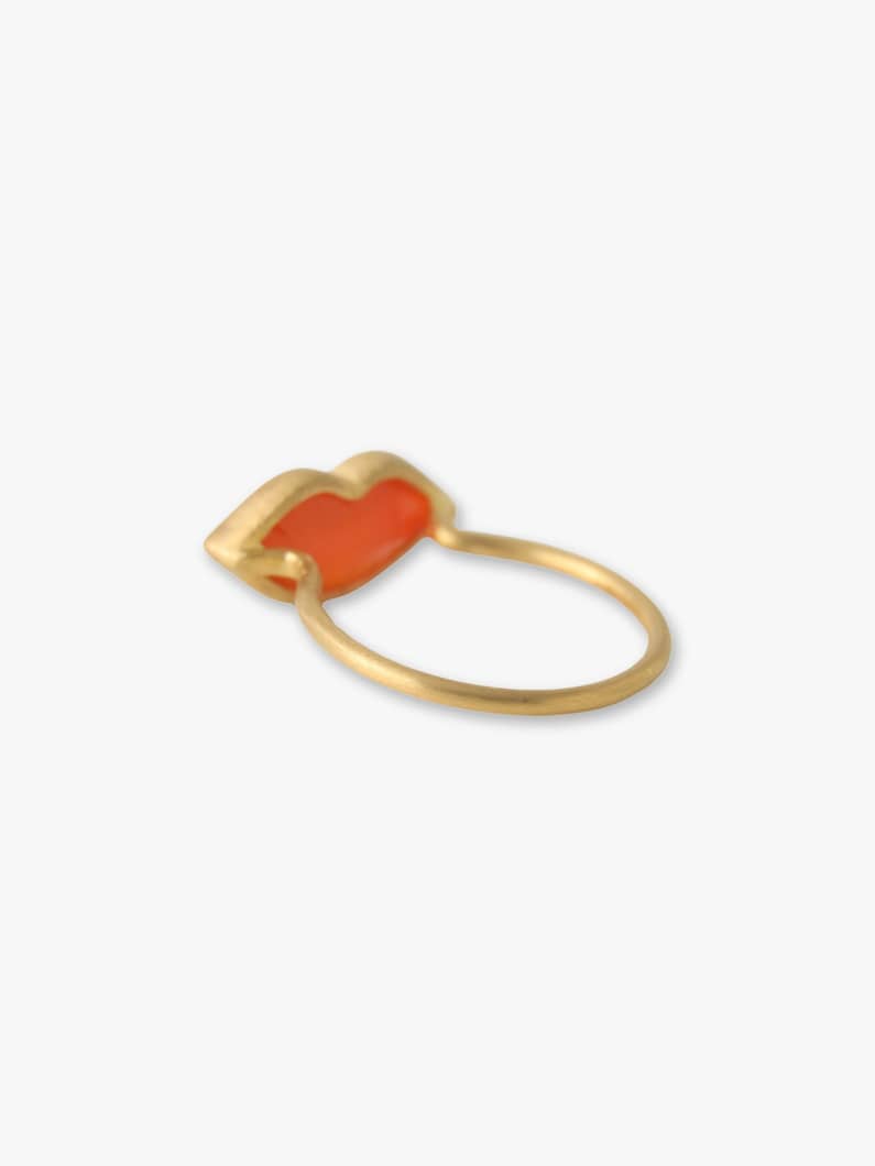 Tender Kiss Ring (carnelian) 詳細画像 gold 2