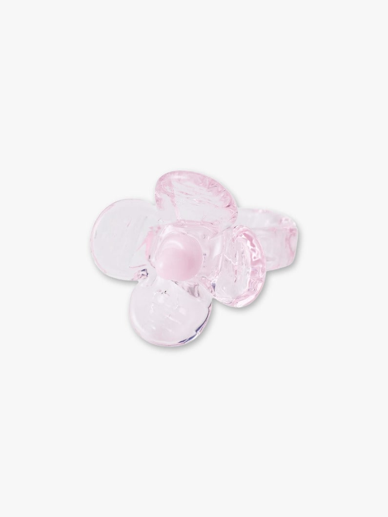 Flower Glass Ring (pink) 詳細画像 pink 1