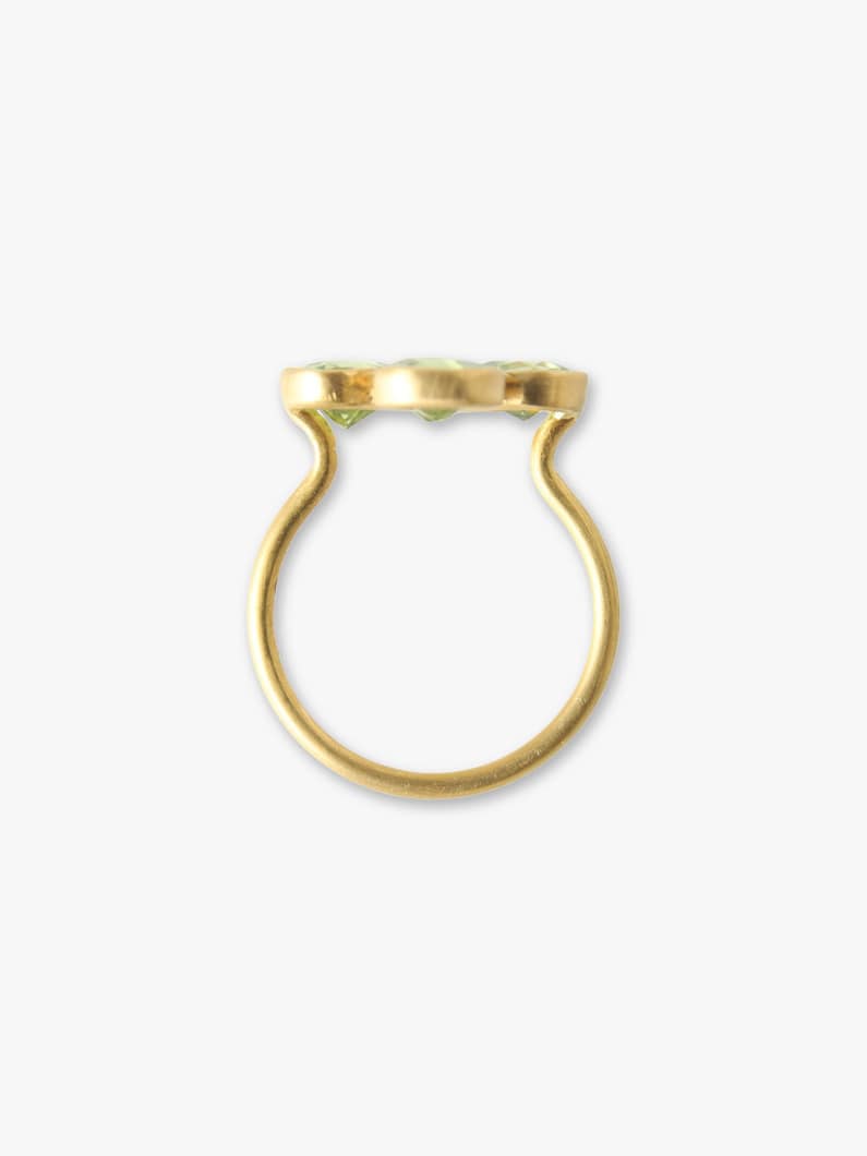 Clover Ring (peridot) 詳細画像 gold 3