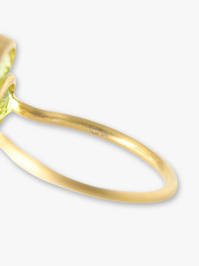 Clover Ring (peridot) 詳細画像 gold 4