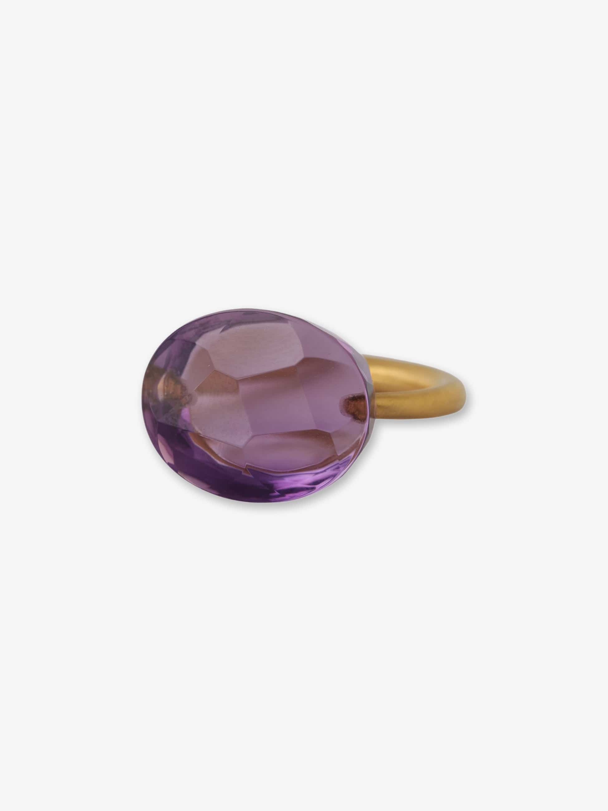 Cabochon Ring (amethyst/US6.5)｜Marie-Hélène de Taillac(マリー 